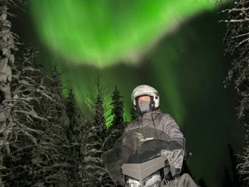 Northern Lights Snowmobile Tour