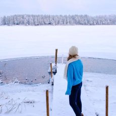 Private Finnish Sauna and Ice Fishing with Lappish Lunch