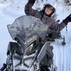 Experience Lapland: Snowmobile and Ice Fishing Experience+Salmon BBQ