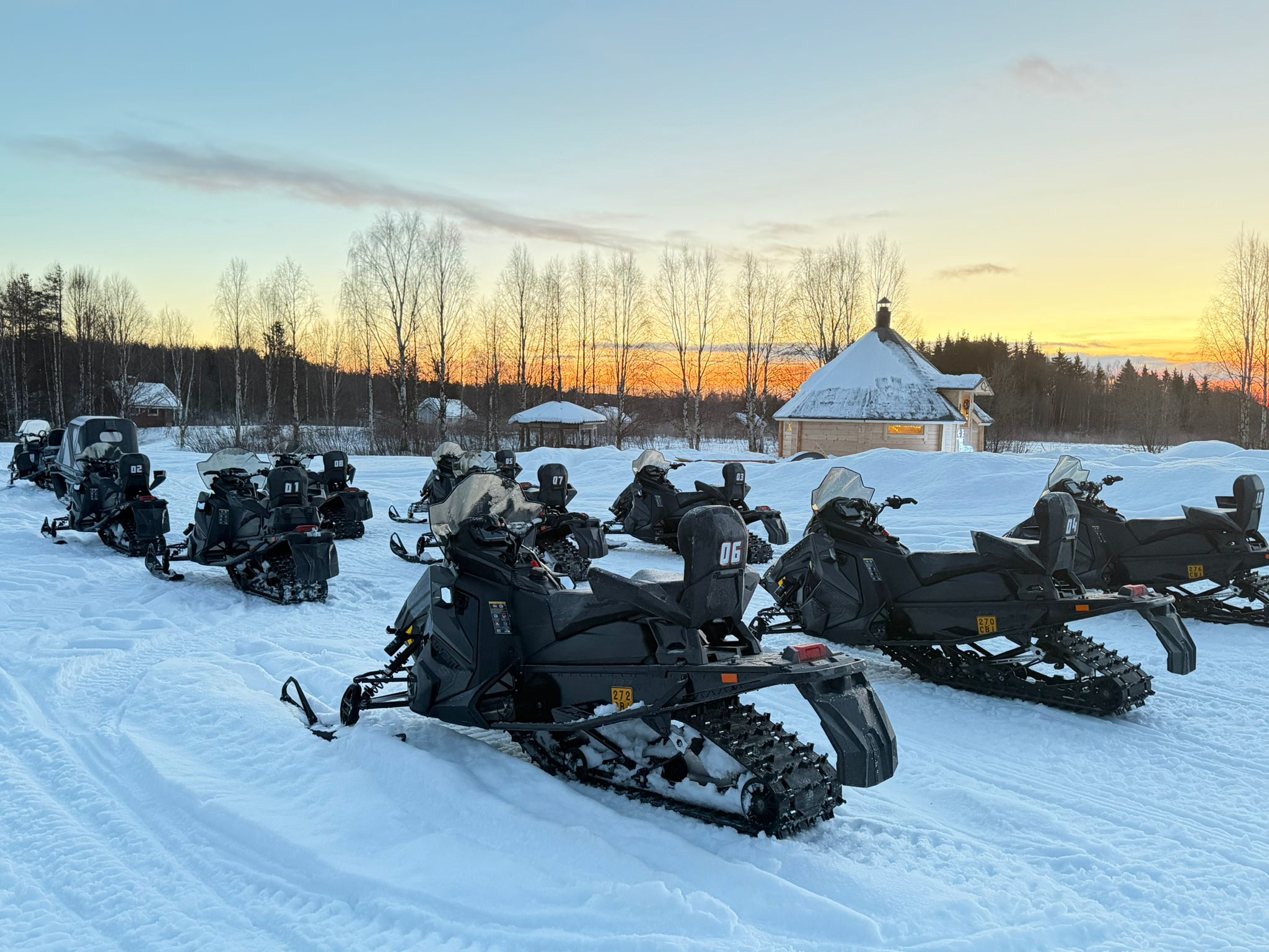 Experience Lapland: Snowmobile, Husky Safari and Ice Fishing+Salmon in Kota