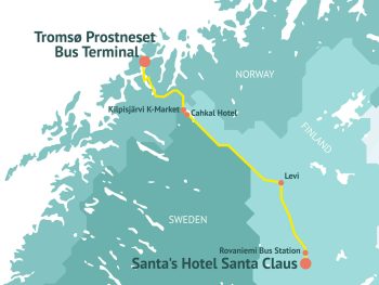 Aurora Express: Rovaniemi-Tromsø Shuttle Bus