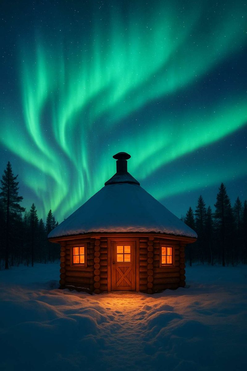 Enjoy Open-fire Salmon in Kota under the Aurora - Image 2
